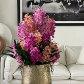 Large Delaney bowl with mixed Mokara orchids